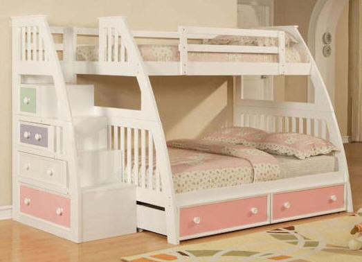 built in bunk bed plans twin over full
